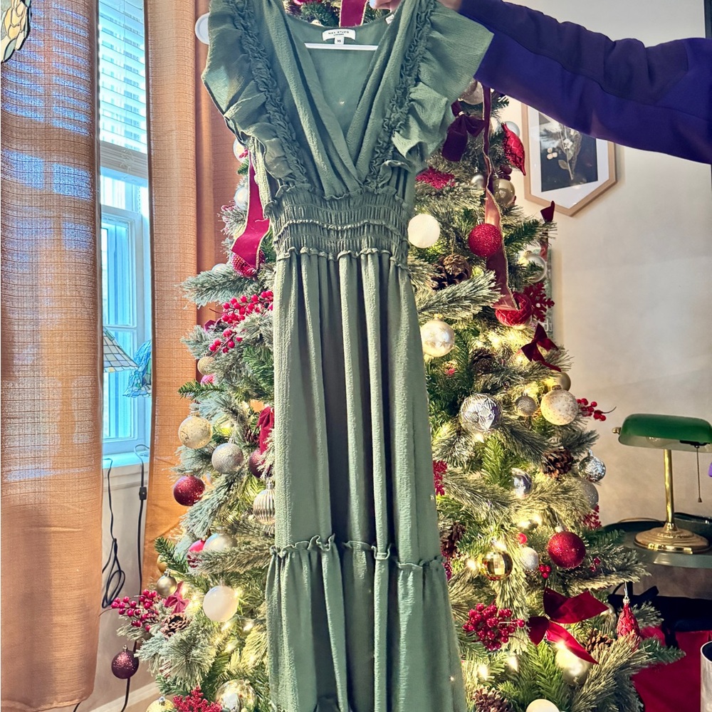 Max Studio Green Maxi Dress